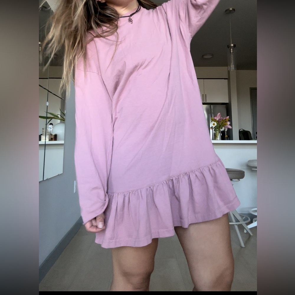 Topshop Long Sleeve Dress